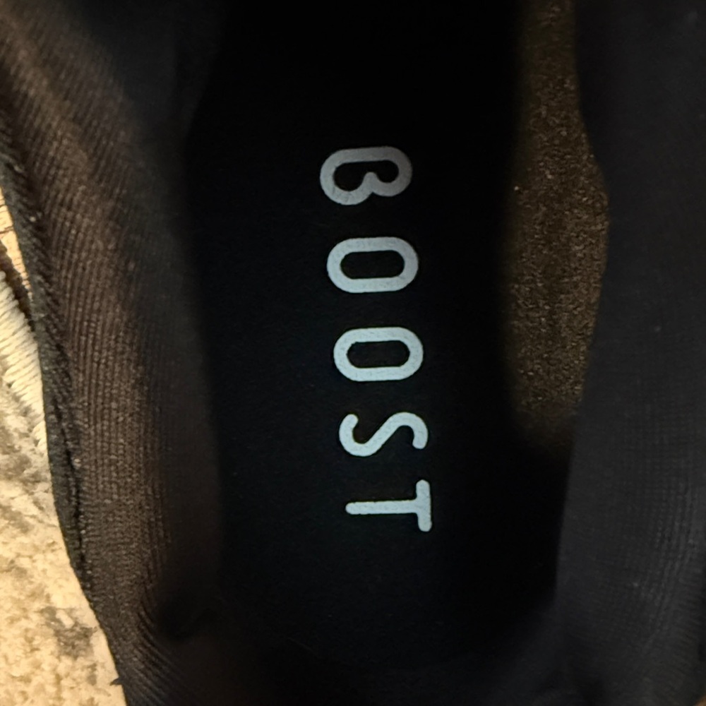 Adidas Men's Black Athletic Shoes with Gold Stripes - Picture 8 of 9